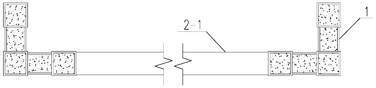 Combined special-shaped column structure system using soft steel damping wall