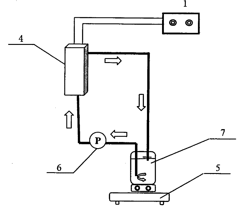 Electrochemical method for removing nitrate from drinking water source