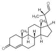 Method for separating and refining bisnorcholenaldehyde