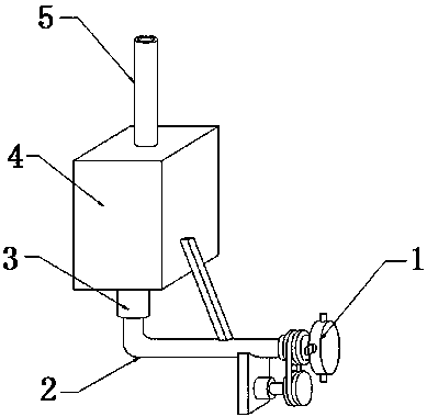 Circulating watering device for greenhouses based on agricultural internet