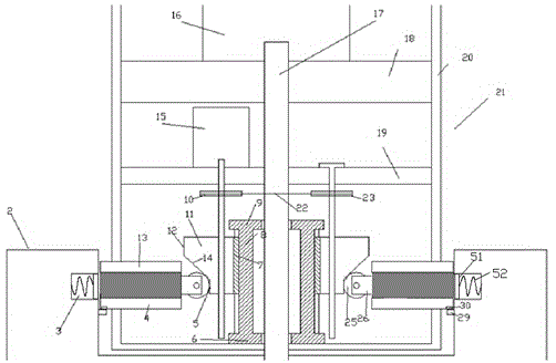 Water gate device provided with reset device and capable of being automatically locked