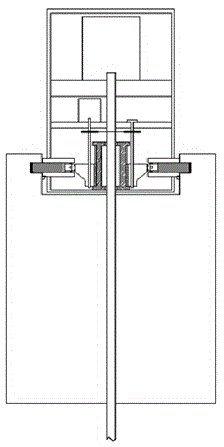 Water gate device provided with reset device and capable of being automatically locked