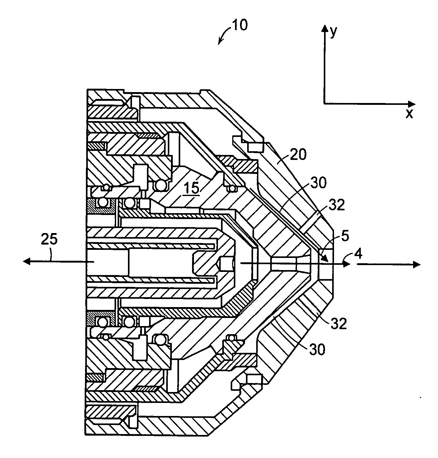 Plasma arc torch providing angular shield flow injection