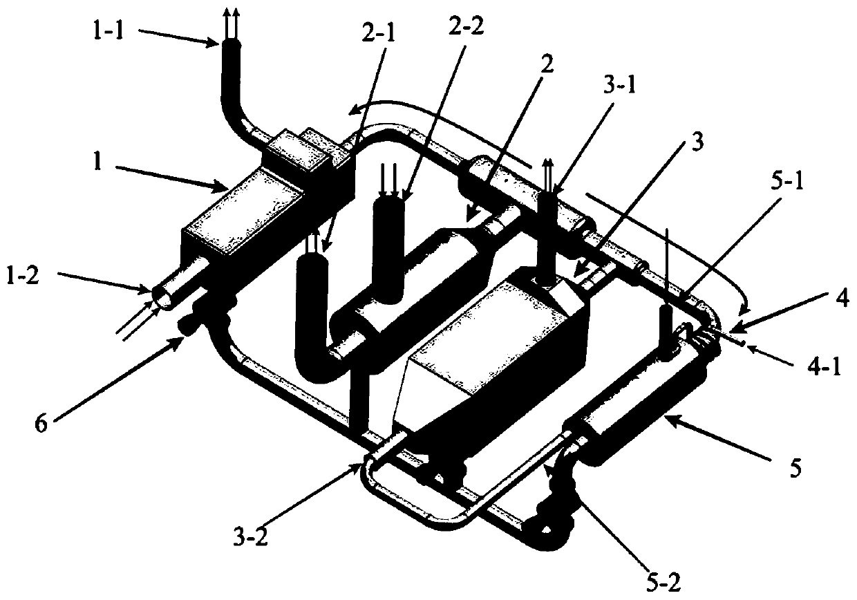 Solid oxide fuel cell power generation system based on oil fuel