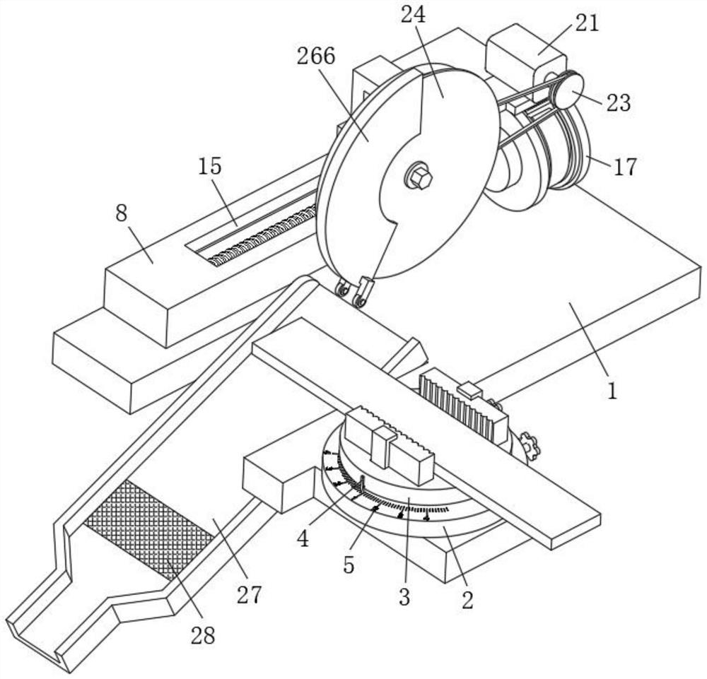 Novel angle-adjustable casting cutting multifunctional robot