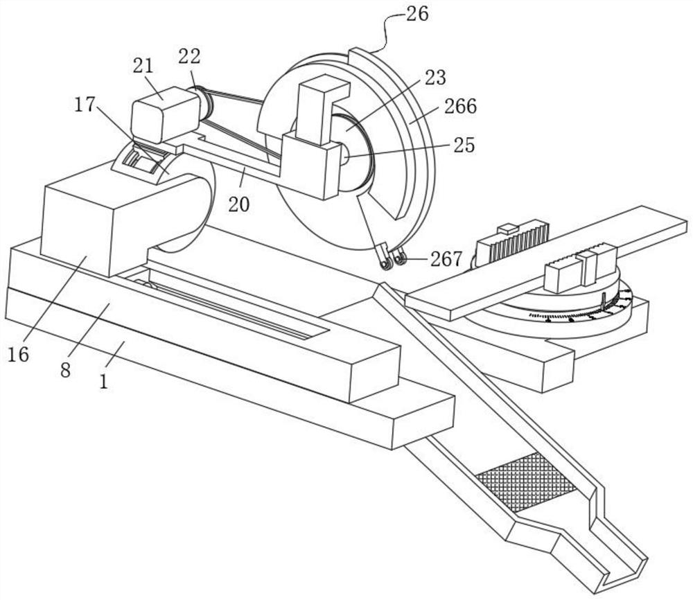 Novel angle-adjustable casting cutting multifunctional robot