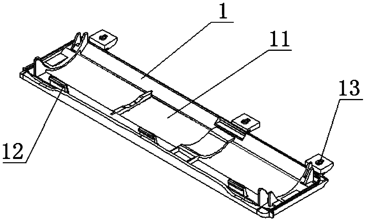 A detachable ground brush bottom plate and electric ground brush of vacuum cleaner