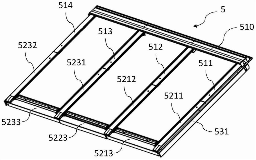 Roof window arrangement comprising plurality of sash structures and common frame and comprising cover assembly and method of manufacturing such roof window arrangement