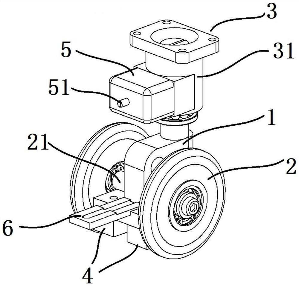 Gap magnetic adsorption universal wheel