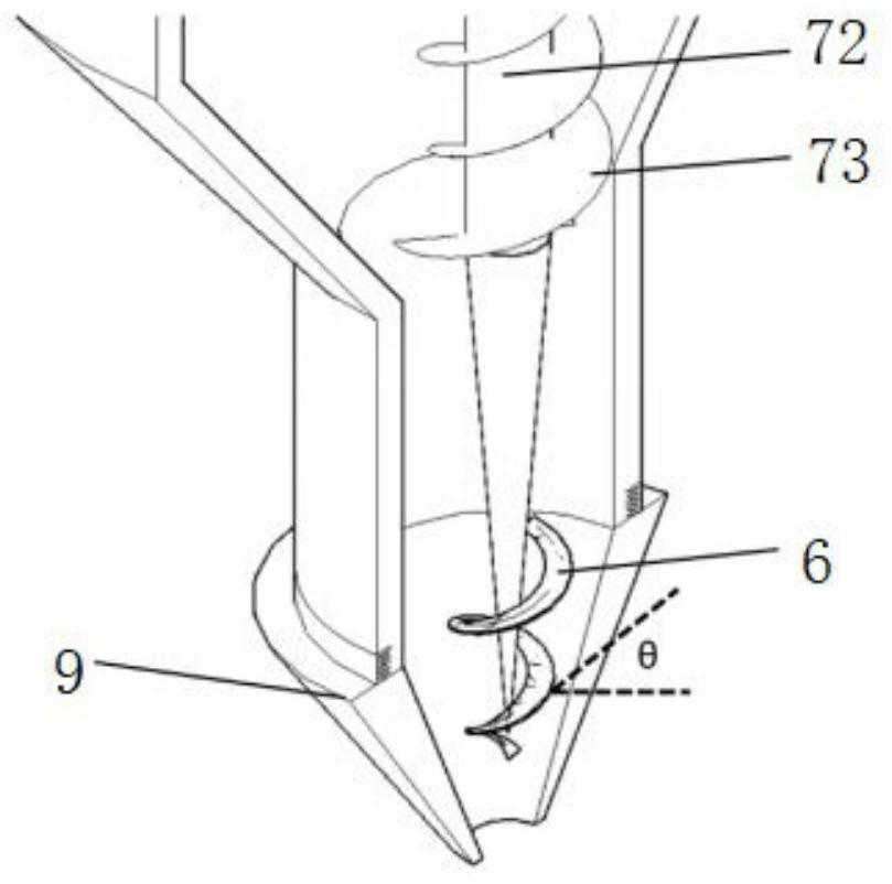 A 3D printing electromagnetic absorbing concrete directional fiber graded feeding system