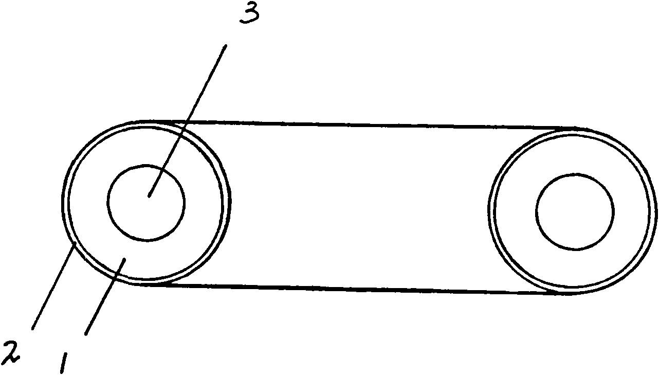 Rubber-polytetrafluoroethylene compounded sealing ring