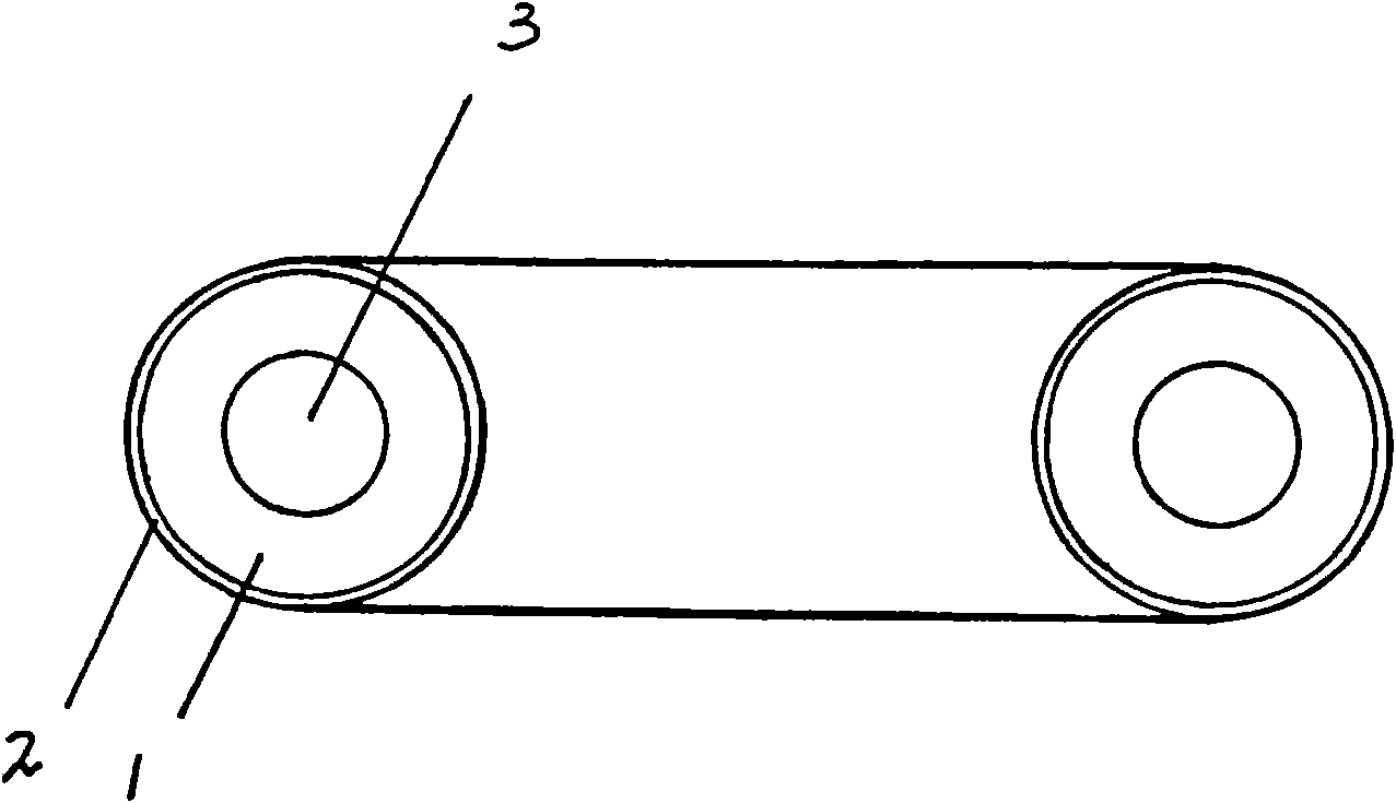 Rubber-polytetrafluoroethylene compounded sealing ring