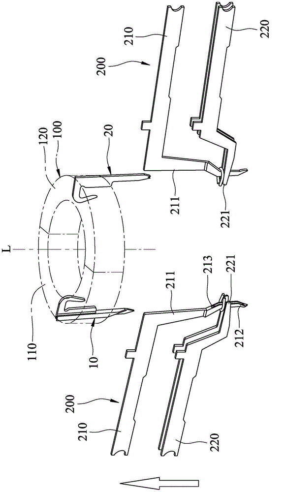 Reed tooth of hosiery stitching machine