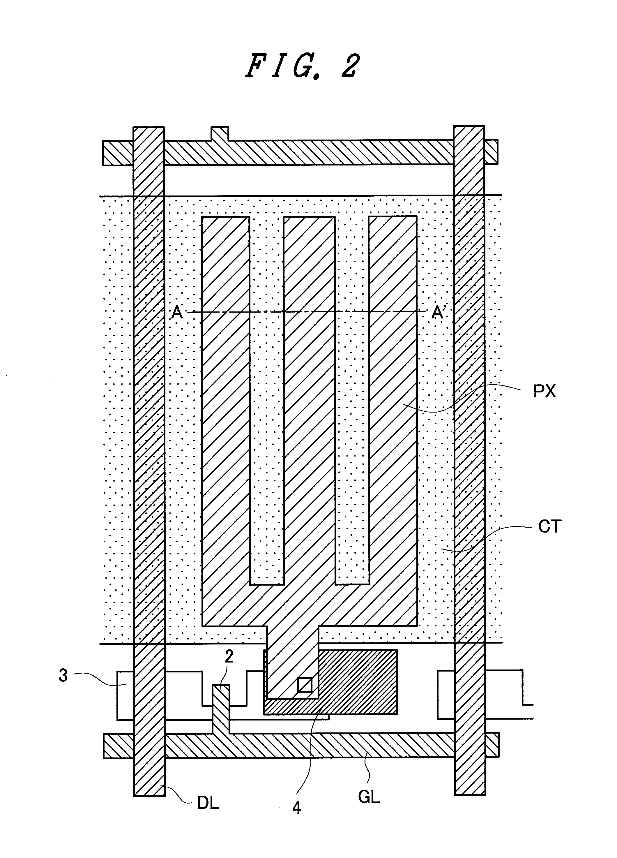 Liquid crystal dispaly device with touch screen