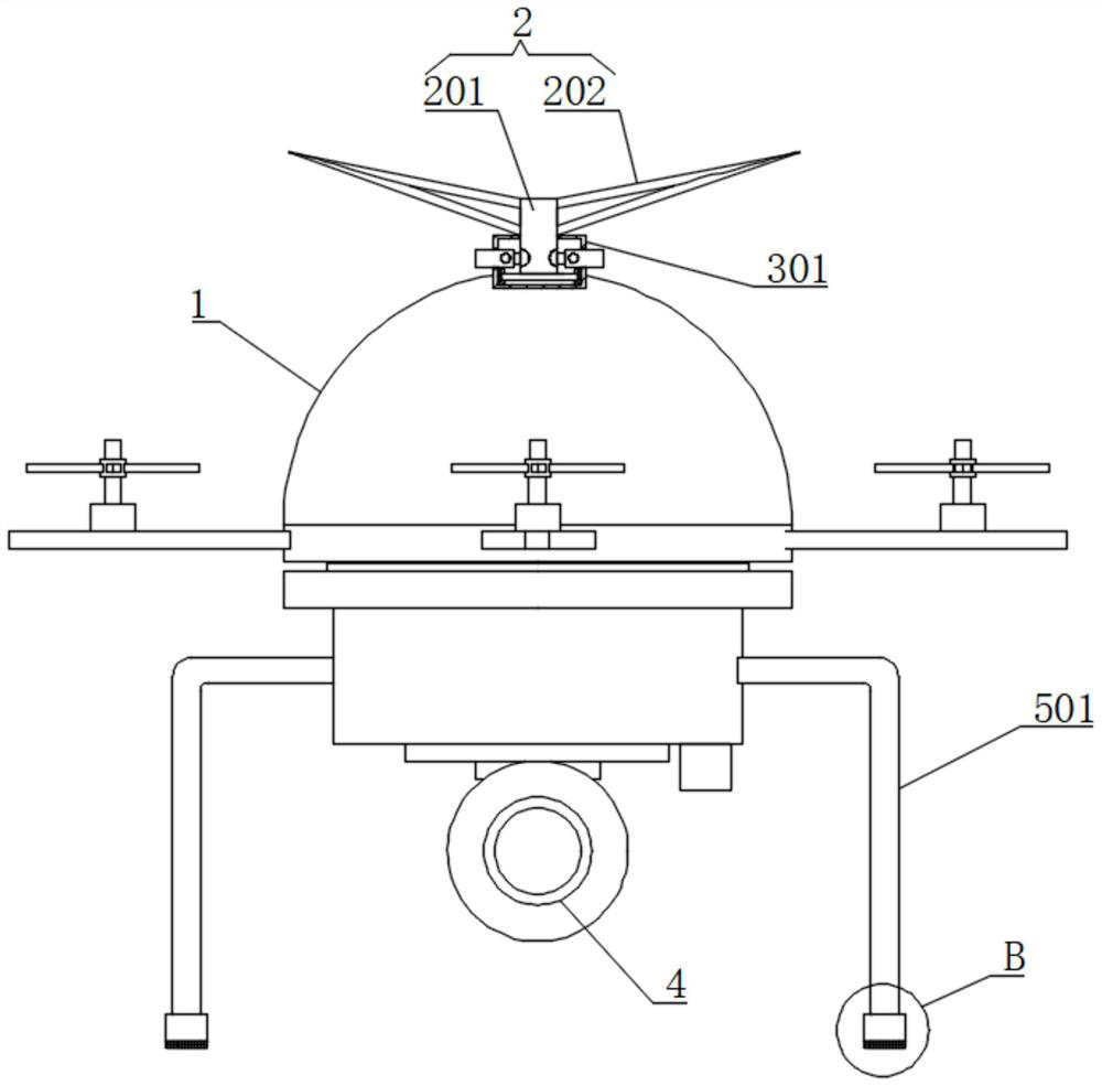 Anti-falling unmanned aerial vehicle