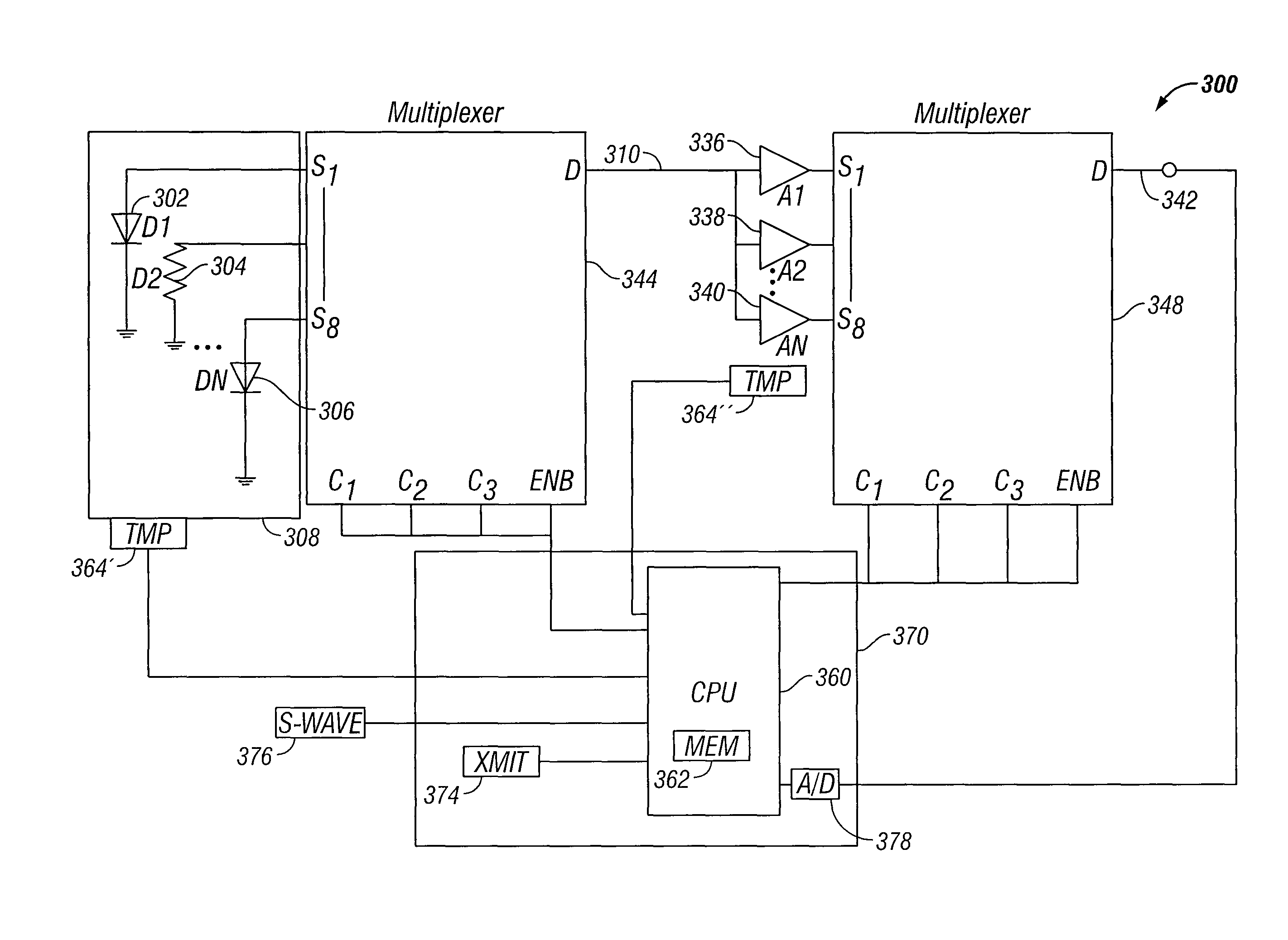 Detector, preamplifier selection apparatus, systems, and methods