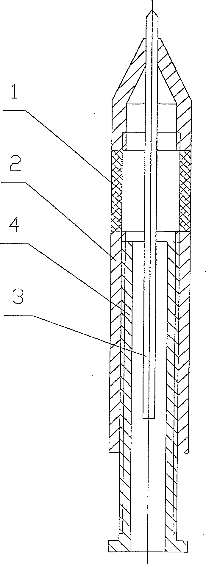 Elastic hard pen capable of adjusting elastic intensity