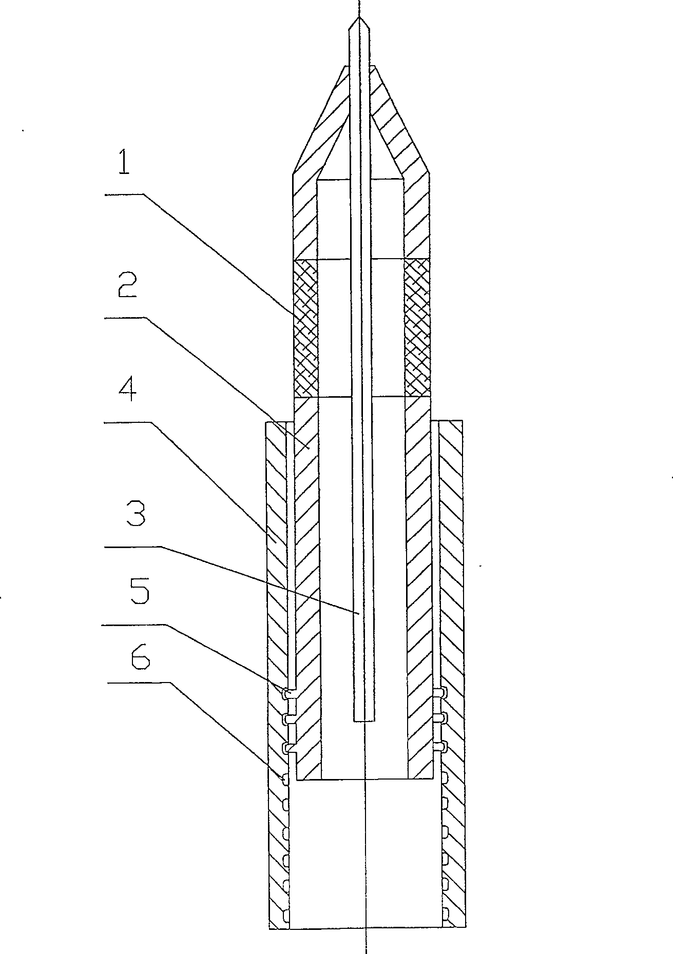 Elastic hard pen capable of adjusting elastic intensity