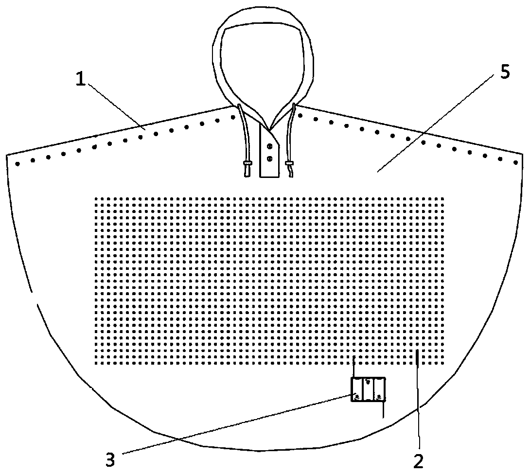 LED garment and LED garment linkage system