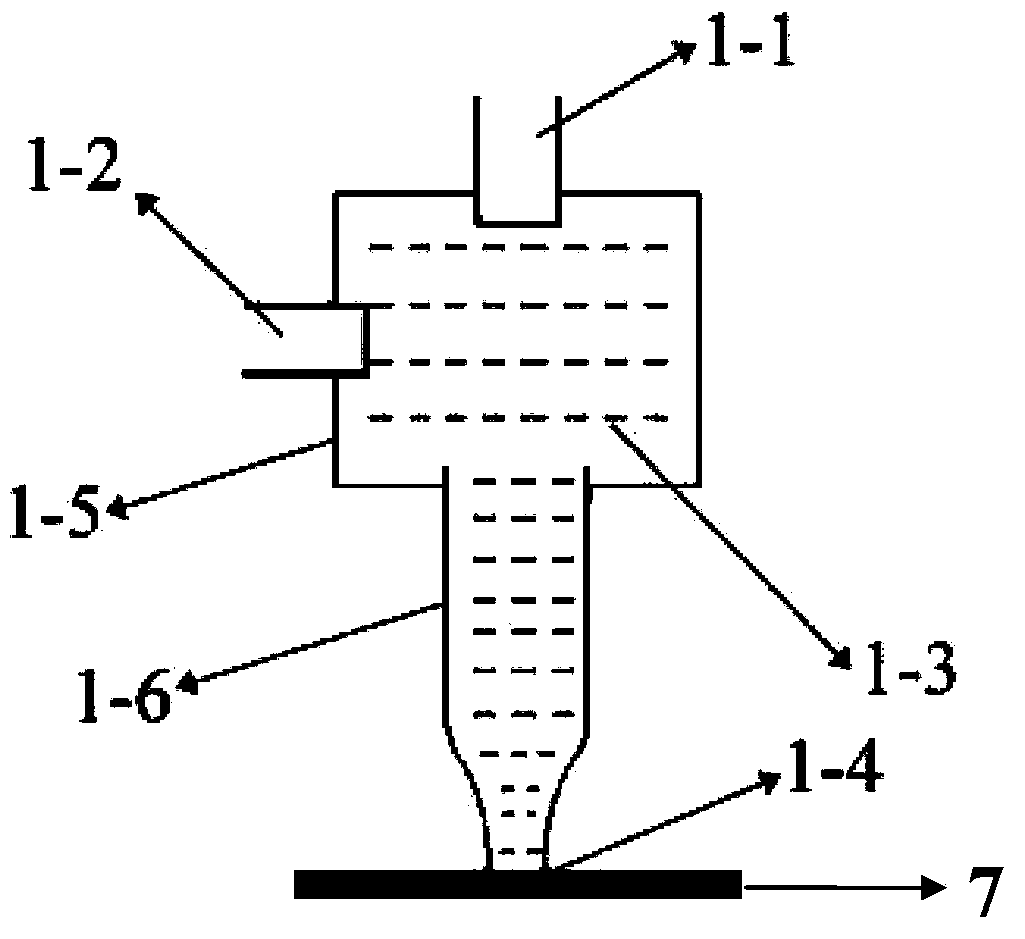 Experimental device for hydrogen permeation behaviors of local areas of metal