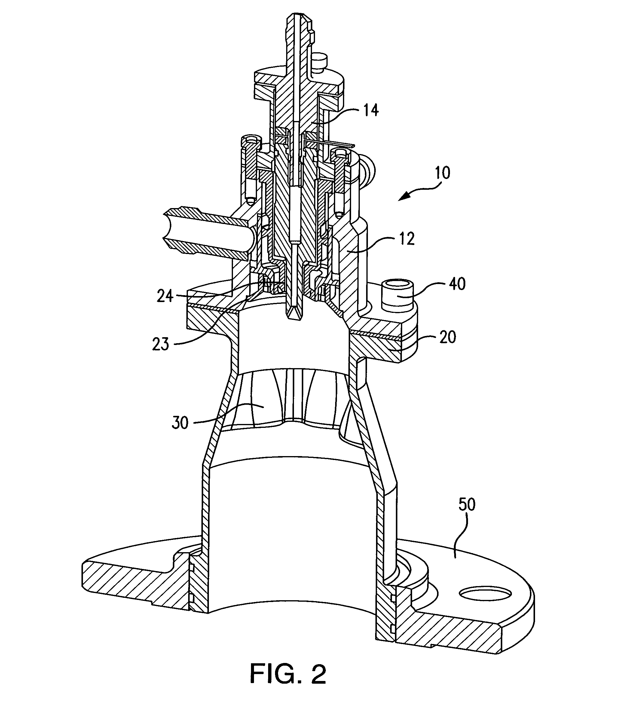 Fuel injection and mixing systems having piezoelectric elements and methods of using the same