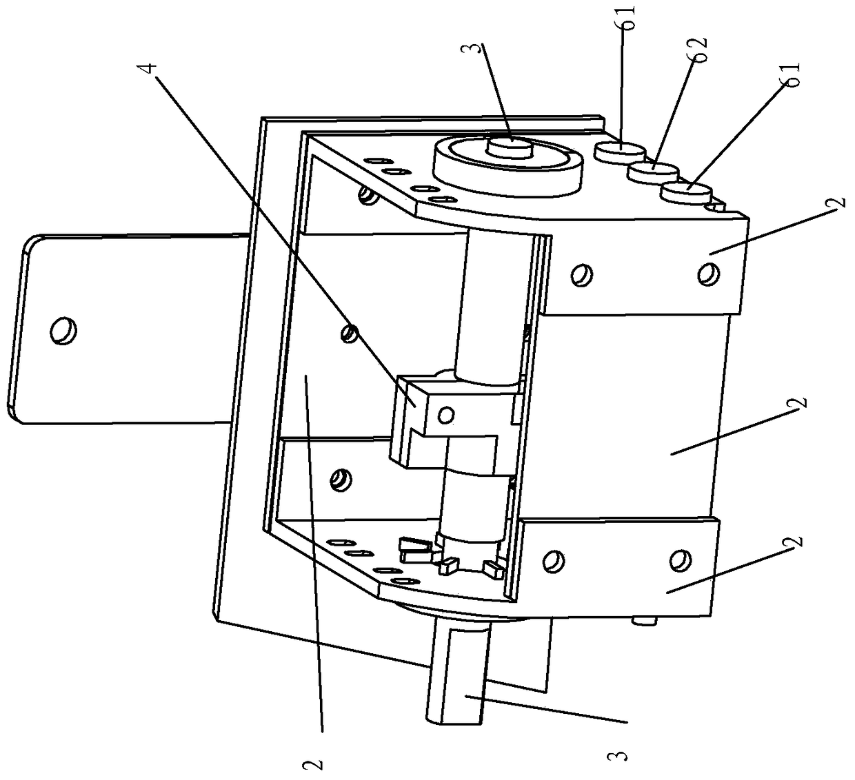 Electric winding device with replaceable platen