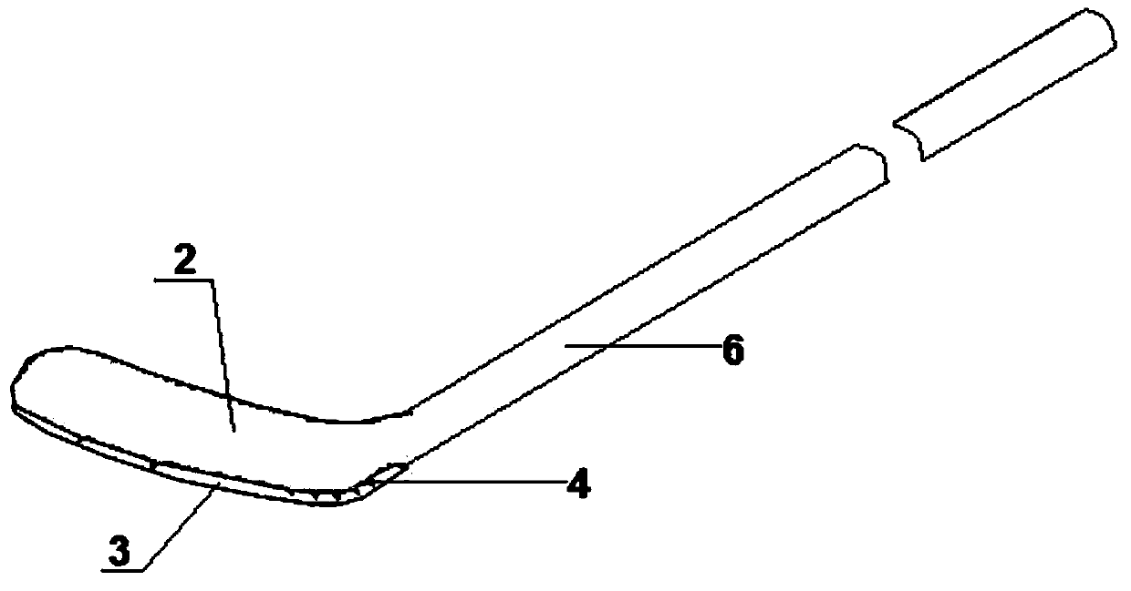 Dry land hockey ball hitting plate and manufacturing method of dry land hockey ball hitting plate