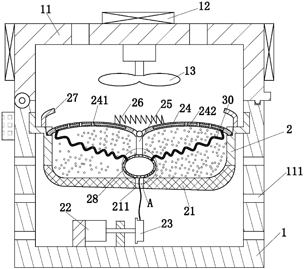 Energy-saving air purification device for indoor use