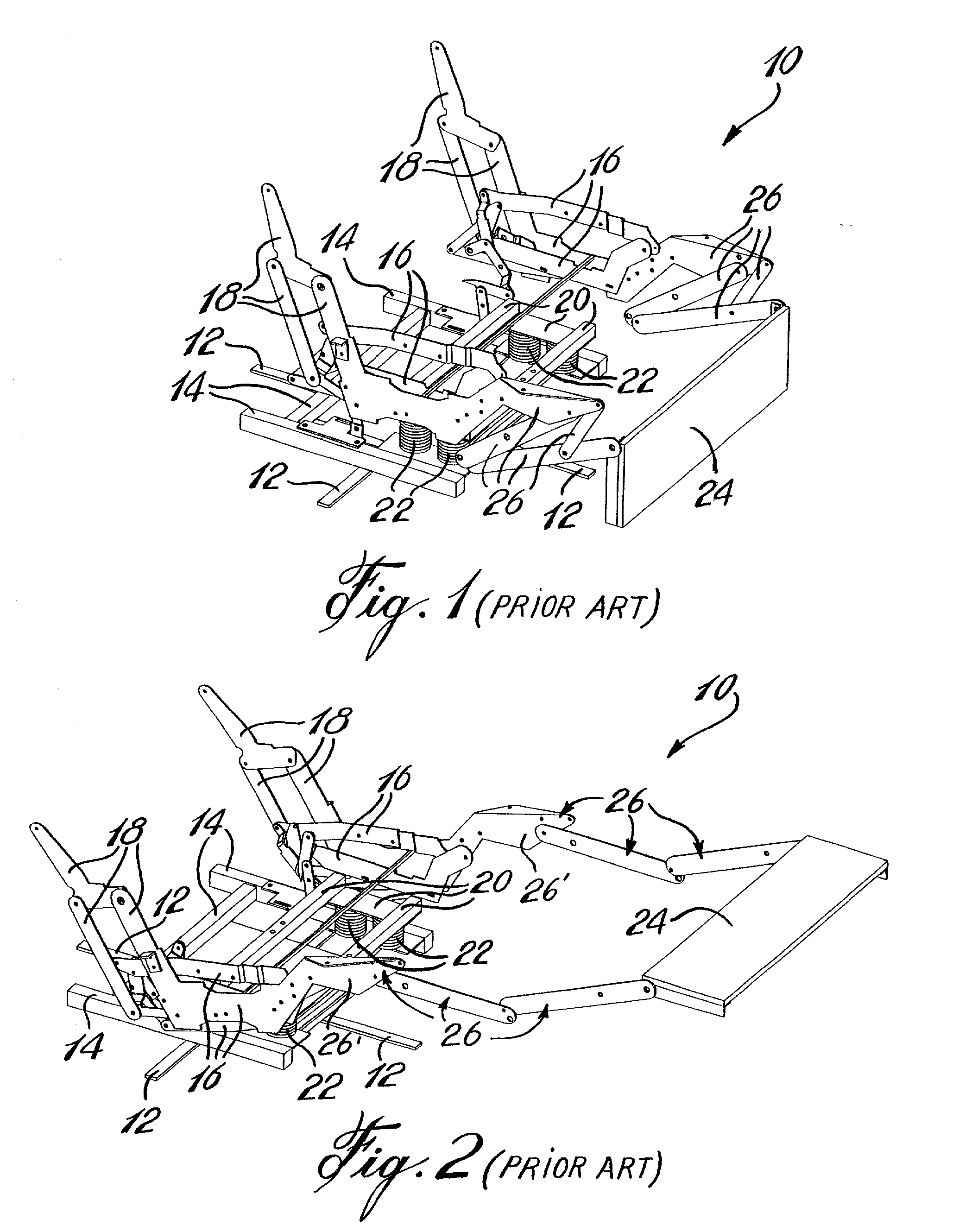 Reclining motorized multi-position chair with rocking and pivoting action