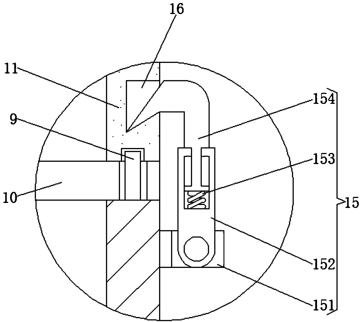 Negative pressure type domestic onion slicing device