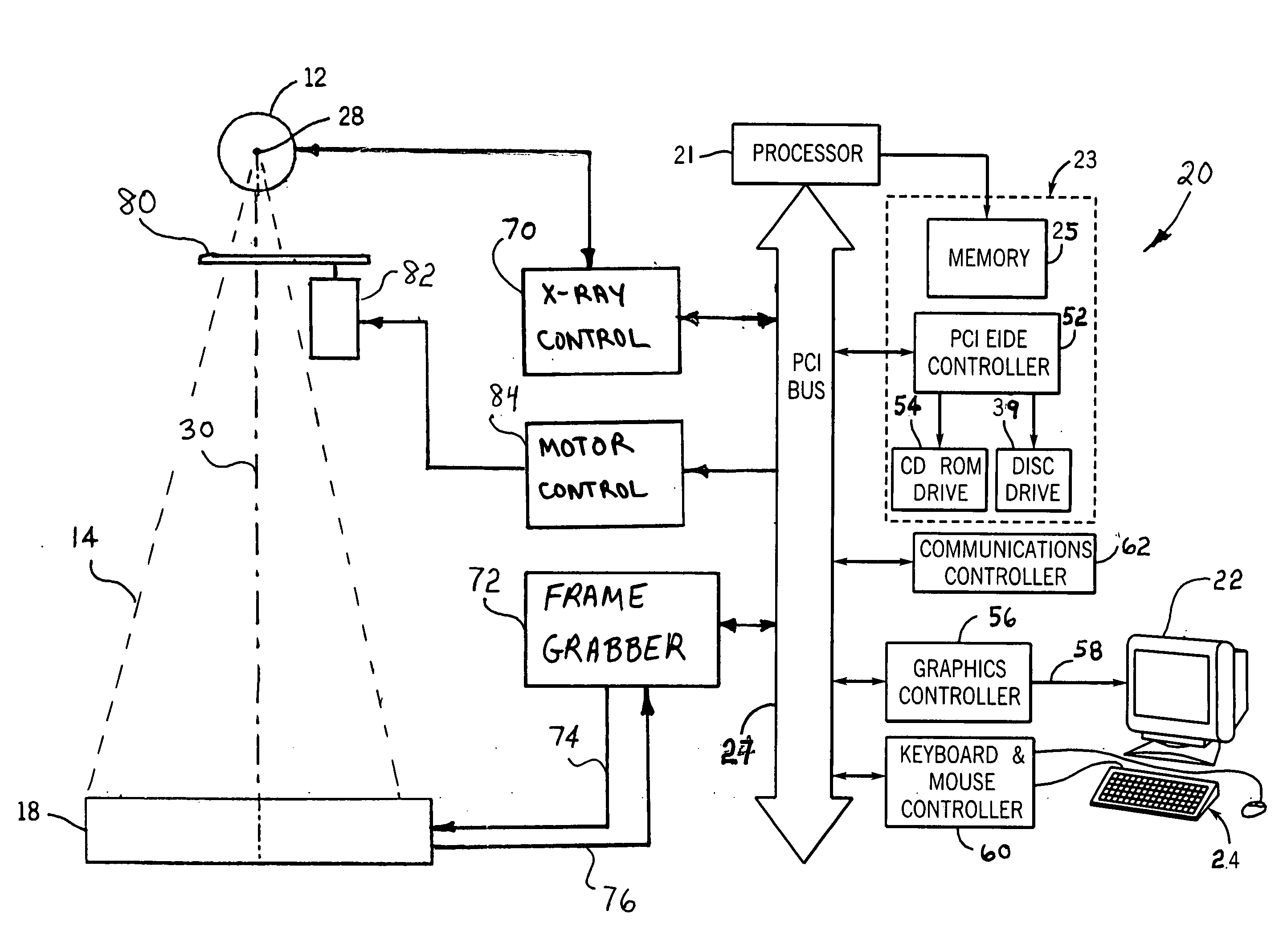 Portal imaging using modulated treatment beam