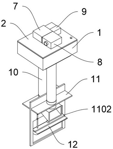 A continuous sewer biogas extraction and ventilation device for sewage treatment