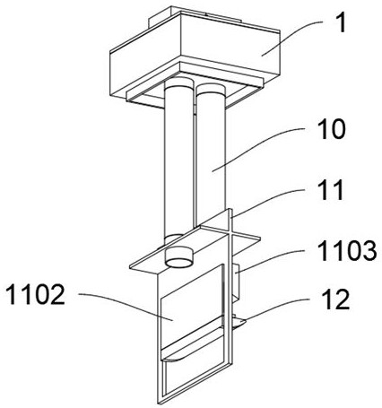 A continuous sewer biogas extraction and ventilation device for sewage treatment