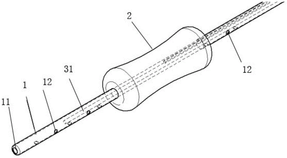 Multifunctional stomach tube with expansion balloon