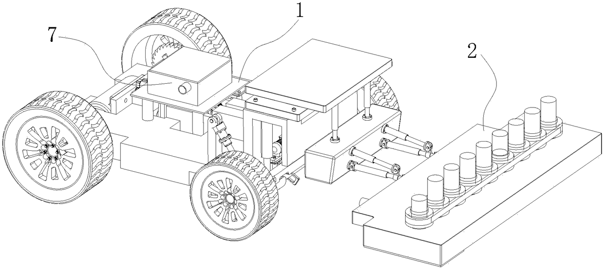 Automatic cleaning vehicle for stair steps