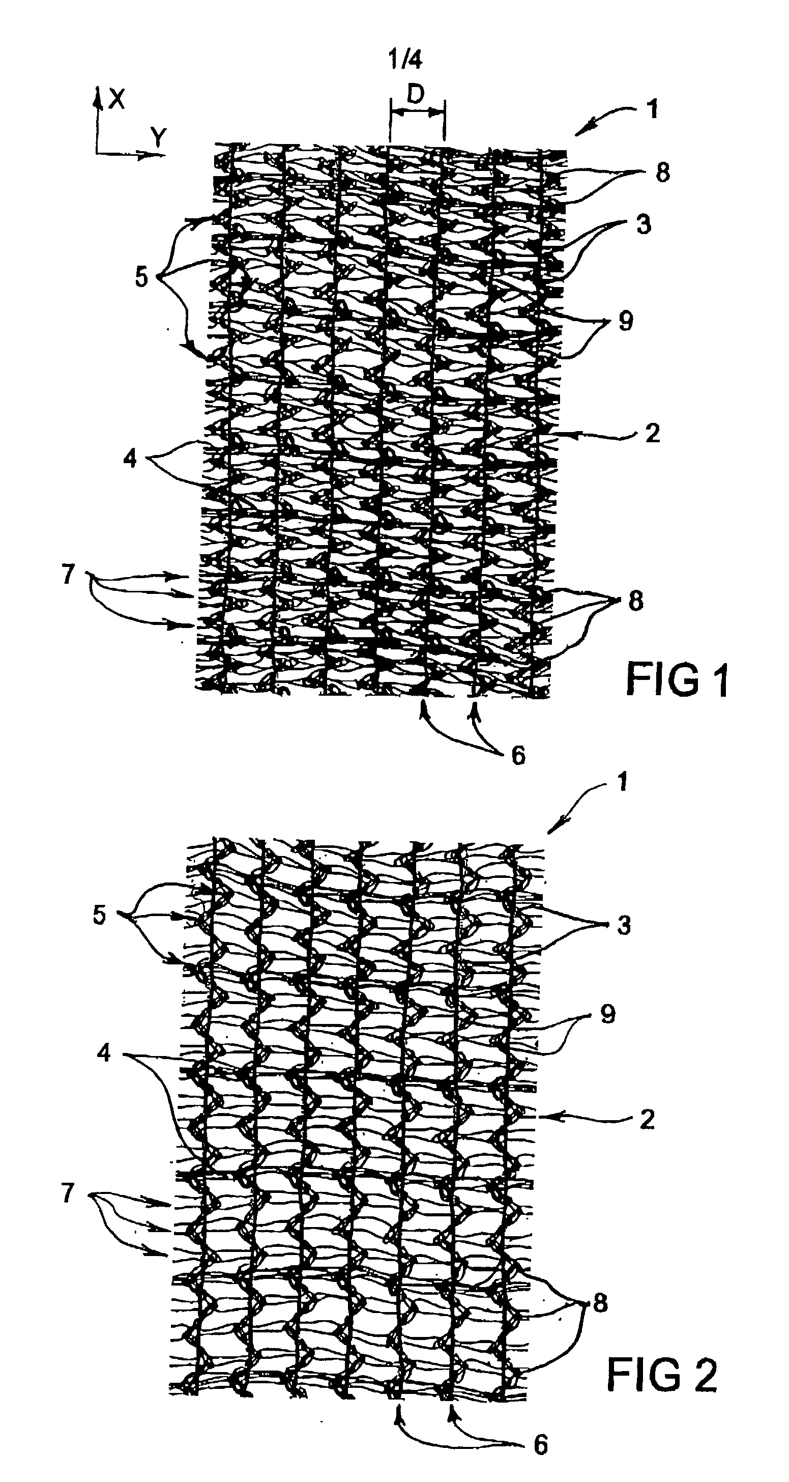 Knitted mesh fabric