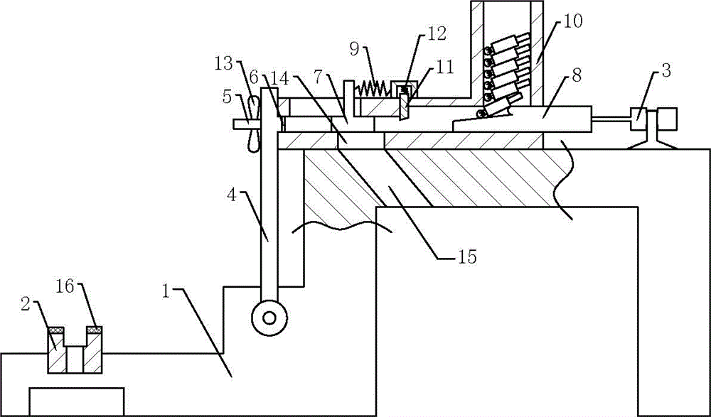 Swing type rivet device