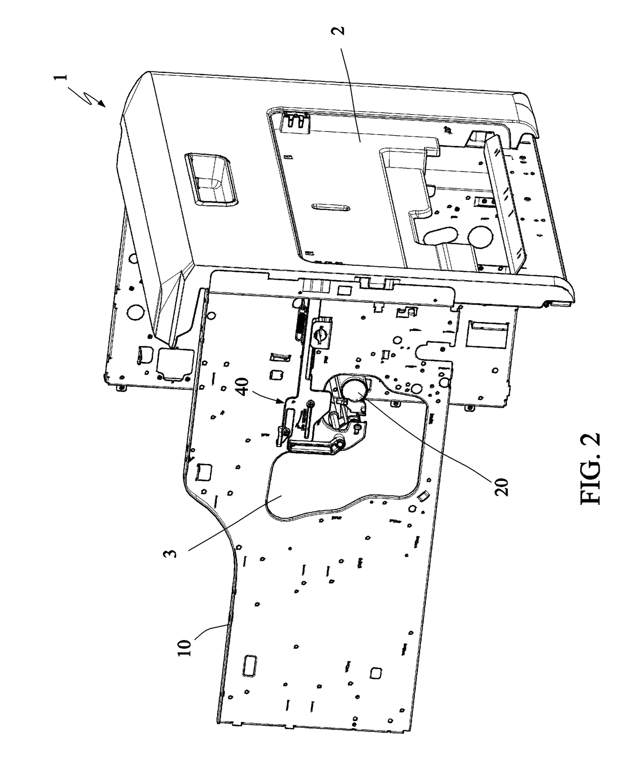 Printer module having print-head moving mechanism