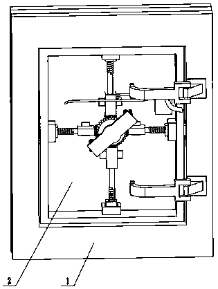 Electric civil air defense door capable of being locked by password