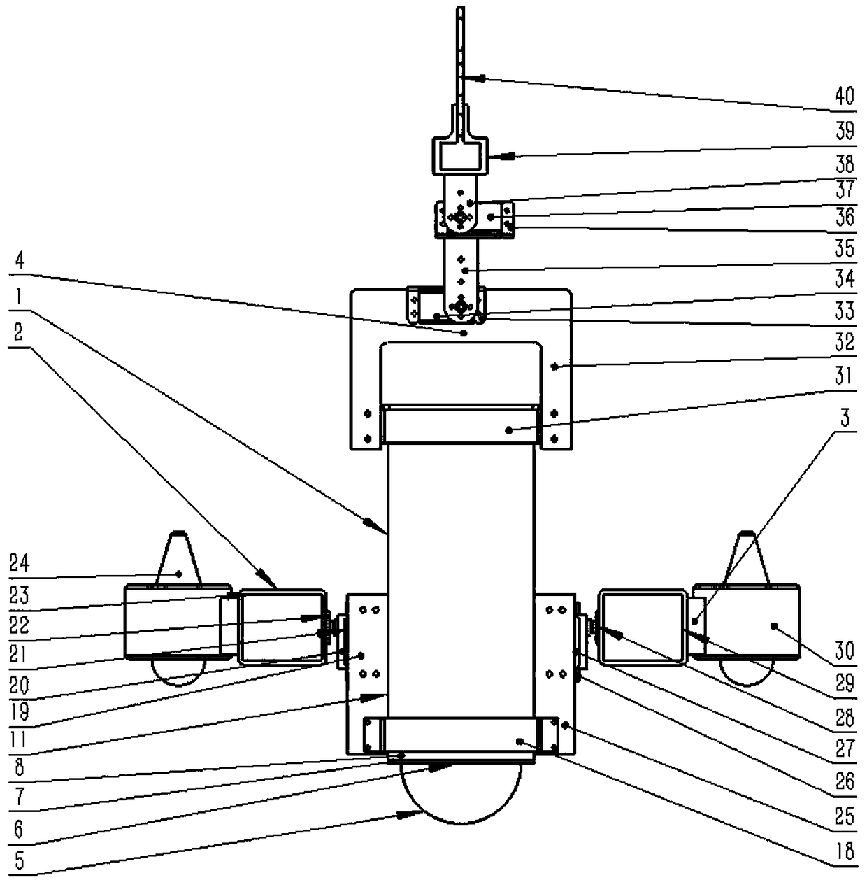 An unmanned aerial vehicle based on tail vertebra swinging propulsion