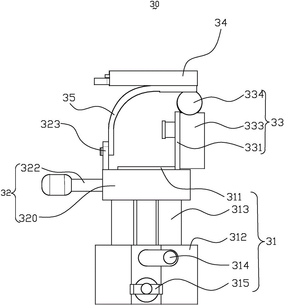 Camera fixing rack and camera fixing device