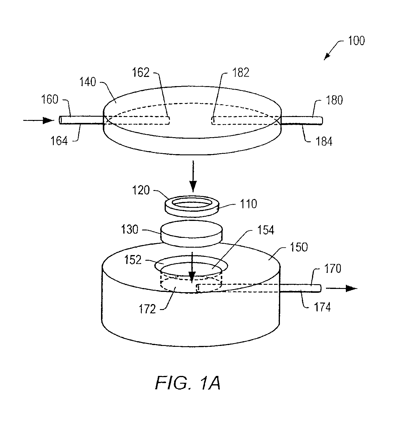 Particle on membrane assay system