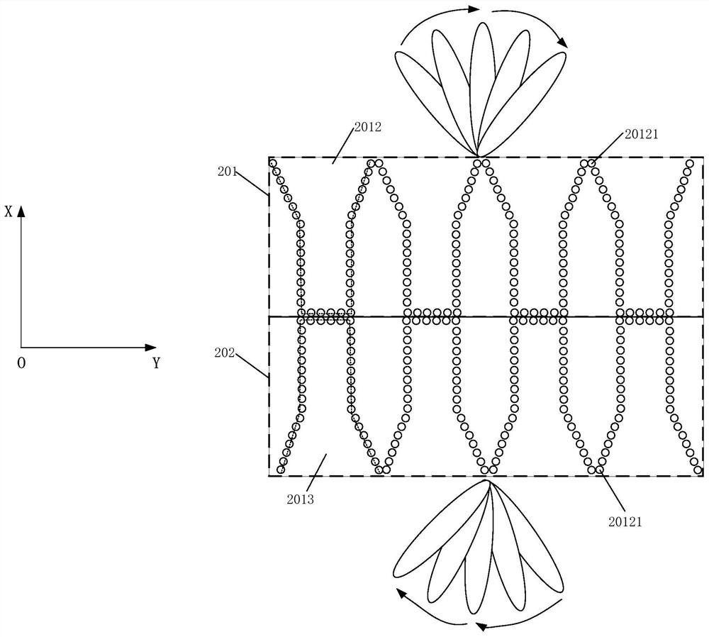 Antenna packaging module and electronic equipment