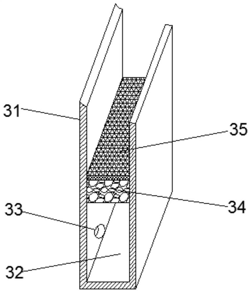 Photovoltaic automatic cleaning support system