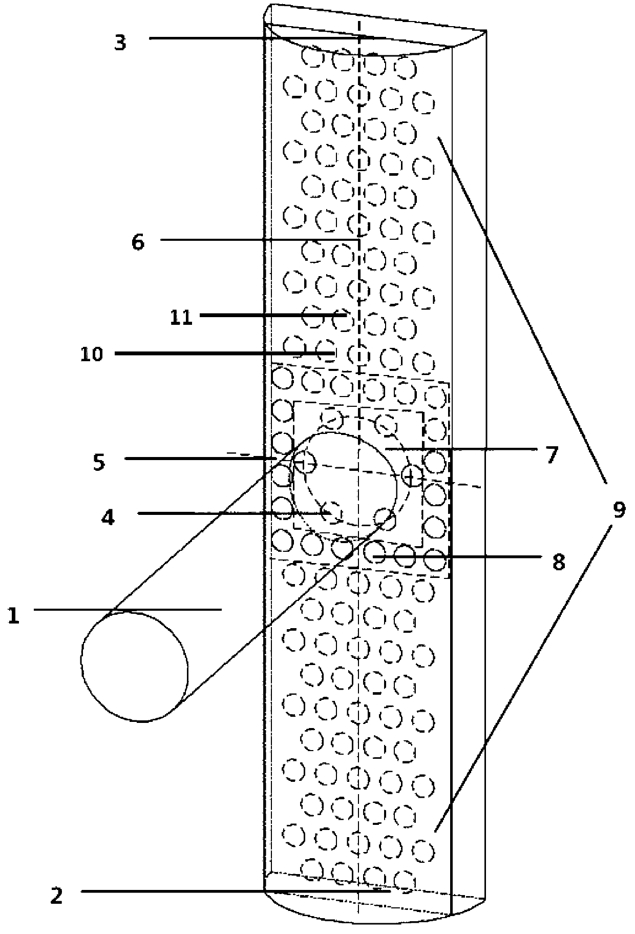 Head baffle of plate-fin heat exchanger