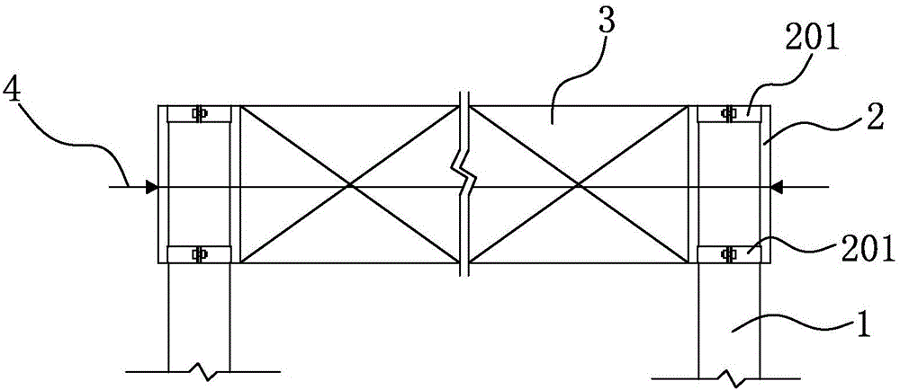 Prefabricated double-row pile and water-stop curtain integrated foundation pit supporting structure and construction method thereof