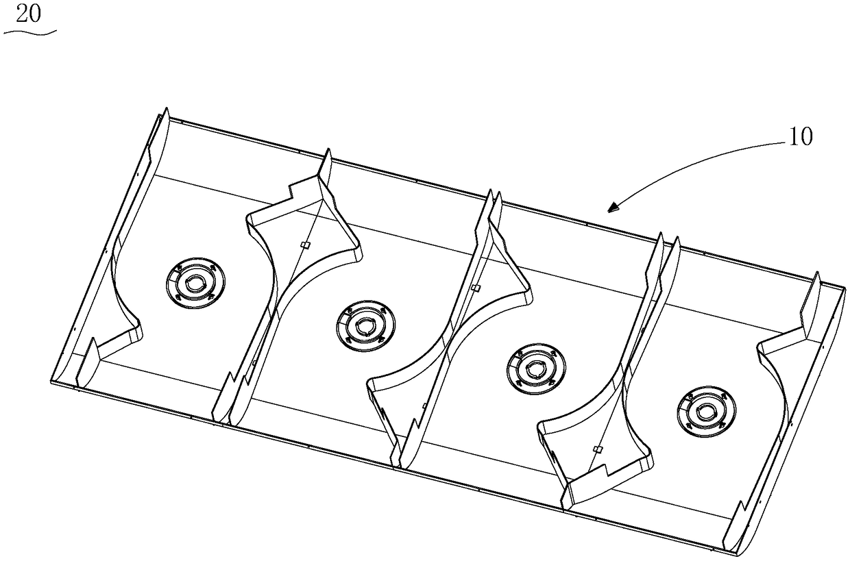 Air channel module and air channel structure with air channel module and air conditioner