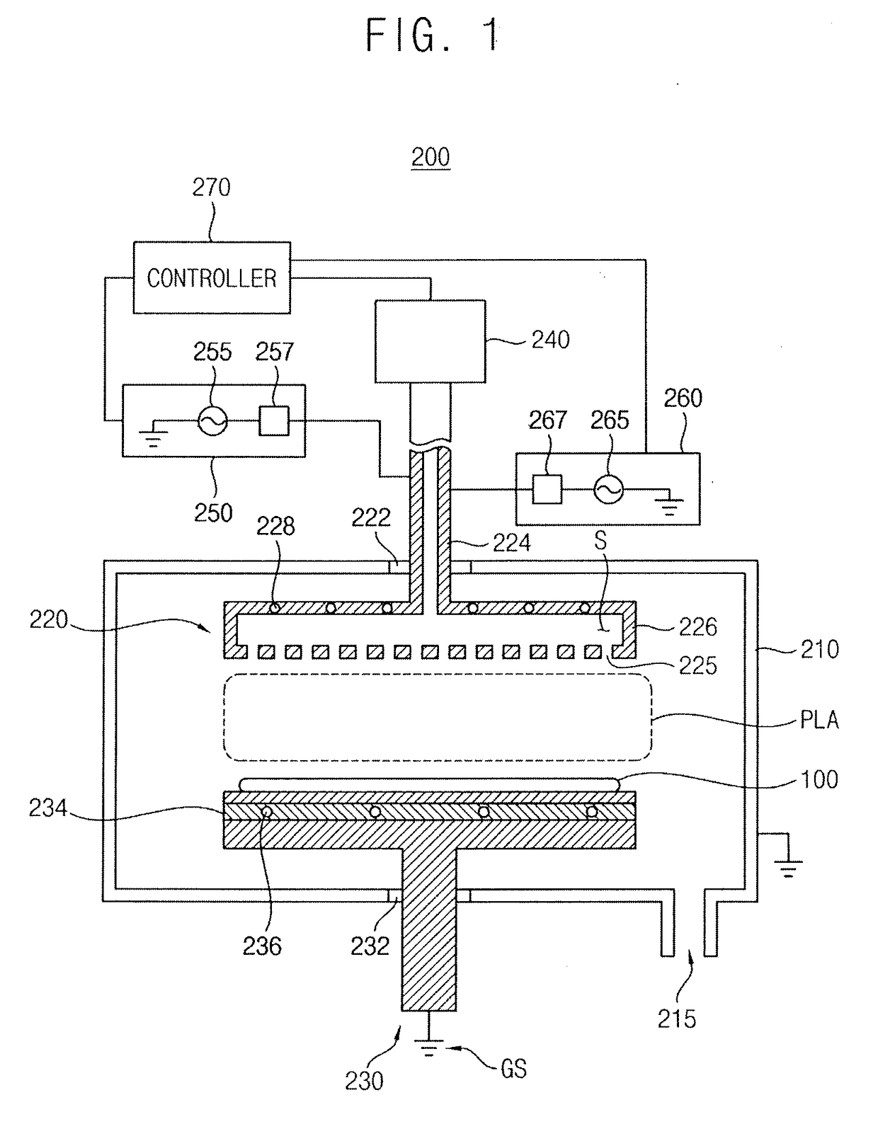 Plasma etching apparatus and method of manufacturing a semiconductor device using the same