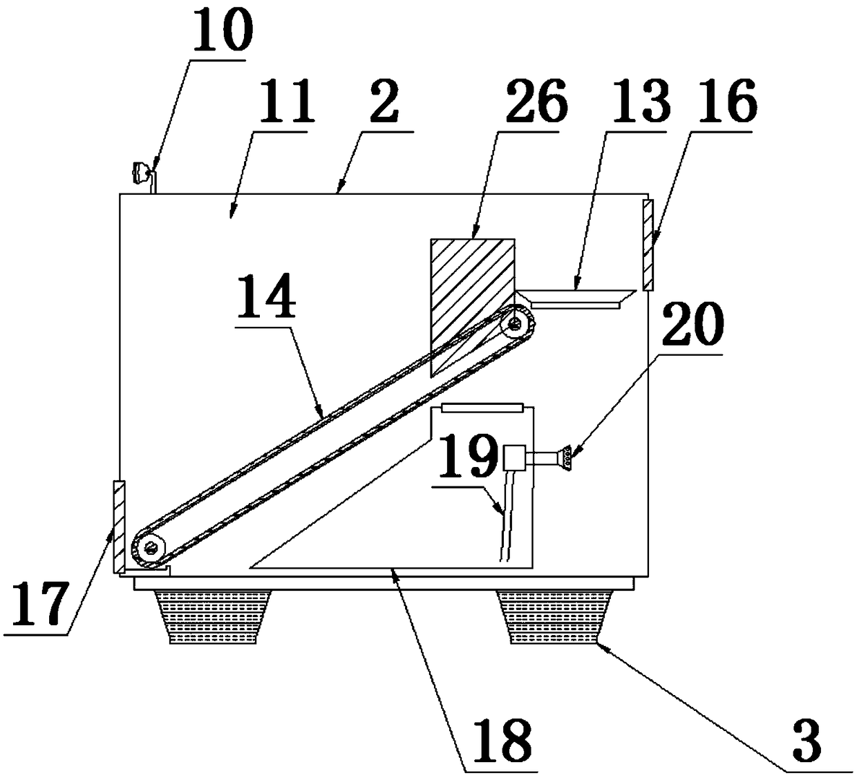 Intelligent conversion equipment for agricultural soil pollution and working method thereof