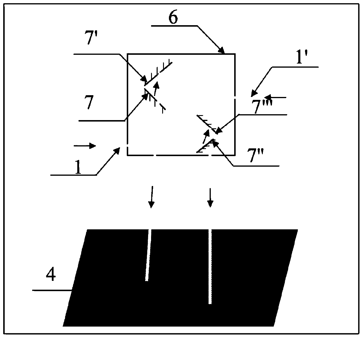 A multi-energy beam high-efficiency additive manufacturing method